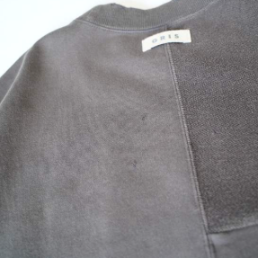 GRIS<br>グリ<br>【26awご予約 8月末入荷予定】<br>Cut of sleeve Big sweat<br>GR26AW-CU005