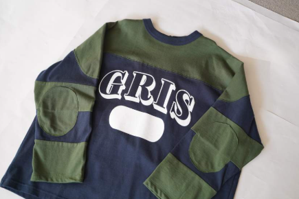 GRIS<br>グリ<br>【26awご予約 8月末入荷予定】<br>Foot Ball L/S T-shirt<br>GR26AW-CU0015