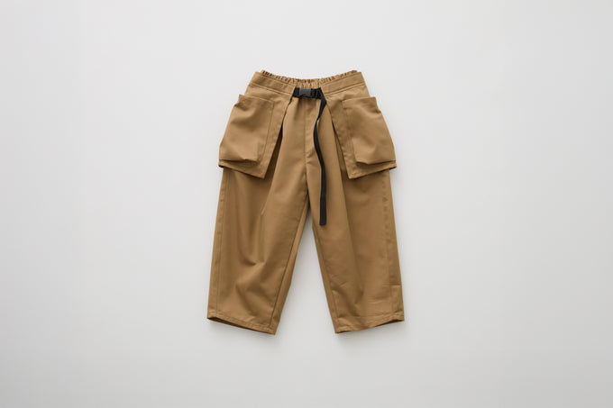 eLfinFolk <br>エルフィンフォルク<br>【26awご予約】<br>Iridescent Gabardine Barrel Pants with Waist Belt Bag<br>22_elf-262F36