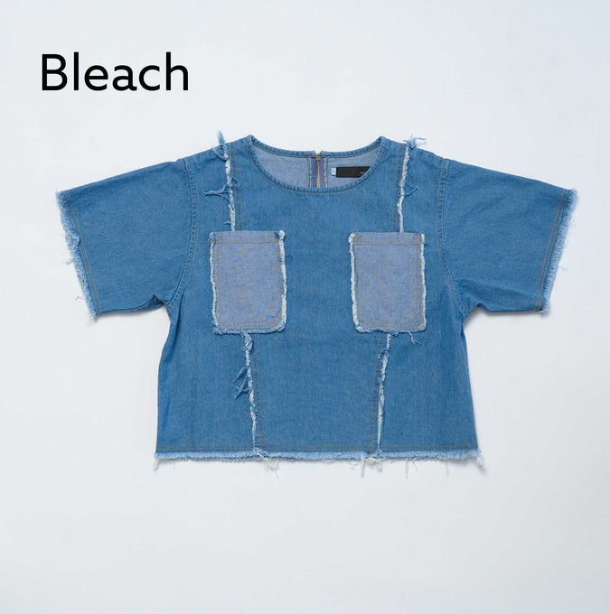NUNUFORME<br> ヌヌフォルム<br>【27ssご予約 2月入荷予定】<br>デニムＴ<br>23-nf27-556-038