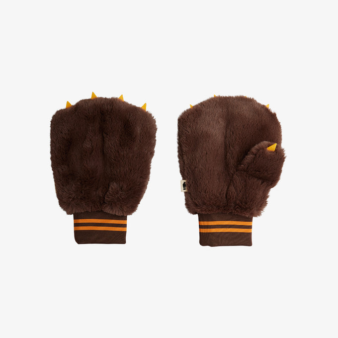 minirodini <br>ミニロディーニ<br>Faux fur mittens<br>26760126