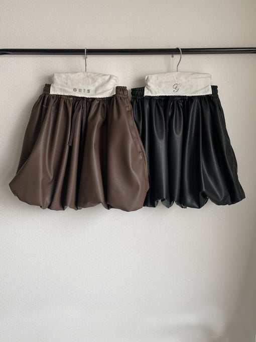 GRIS<br>グリ<br>Short Balloon Skirt<br>GR25AW-SK001