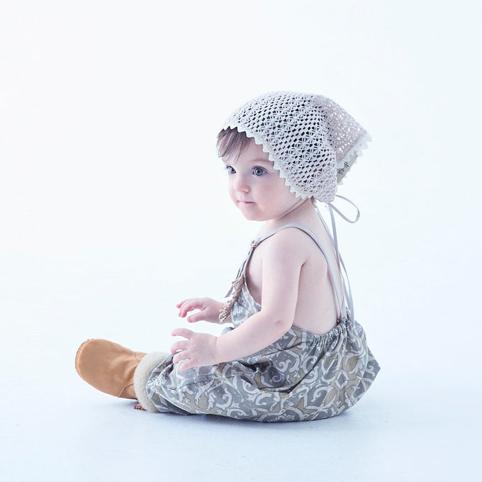eLfinFolk エルフィンフォルク<br>Crochet Lace Bonnet<br>23_elf-261A43
