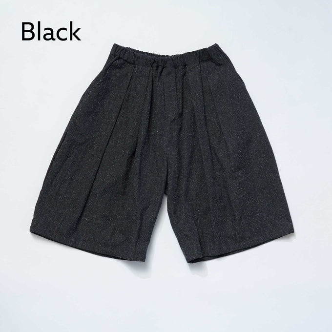 NUNUFORME<br> ヌヌフォルム<br>【27ssご予約 2月入荷予定】<br>2タックハーフパンツ<br>31-nf27-663-277