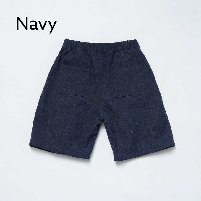 NUNUFORME<br> ヌヌフォルム<br>【27ssご予約 2月入荷予定】<br>2タックハーフパンツ<br>31-nf27-663-277
