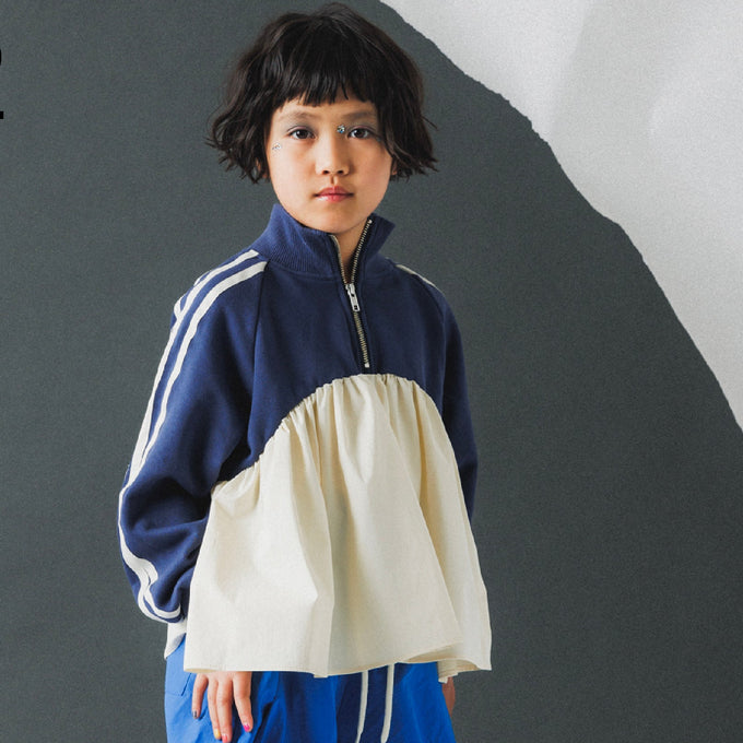 NUNUFORME<br> ヌヌフォルム<br>【26awご予約 8月入荷予定】<br>ハーフジッププルオーバー<br>32-nf26-847-503