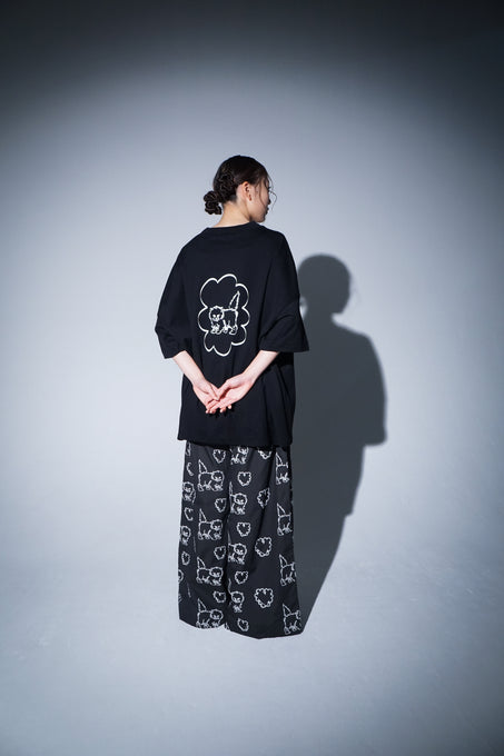 UNIONINI<br>ユニオニーニ<br>【27ssご予約】<br>cat big tee<br>CS-049