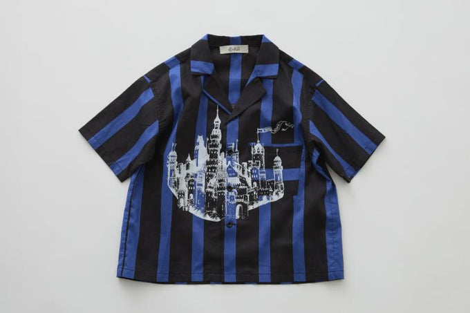 eLfinFolk エルフィンフォルク<br>【27ssご予約】<br>Wide Stripe Shirts<br>33_elf-271F32