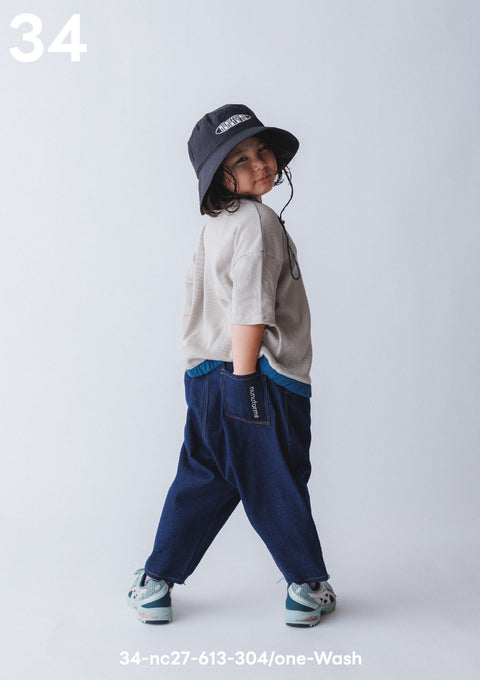 NUNUFORME<br> ヌヌフォルム<br>【27ssご予約 2月入荷予定】<br>デニムバギーパンツ<br>34-nc27-613-304