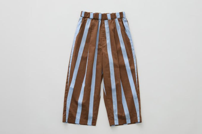 eLfinFolk エルフィンフォルク<br>【27ssご予約】<br>Wide stripe Pants womens<br>39_elf-271F38