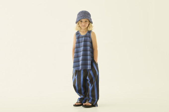 eLfinFolk エルフィンフォルク<br>【27ssご予約】<br>Wide stripe Pants<br>37_elf-271F36