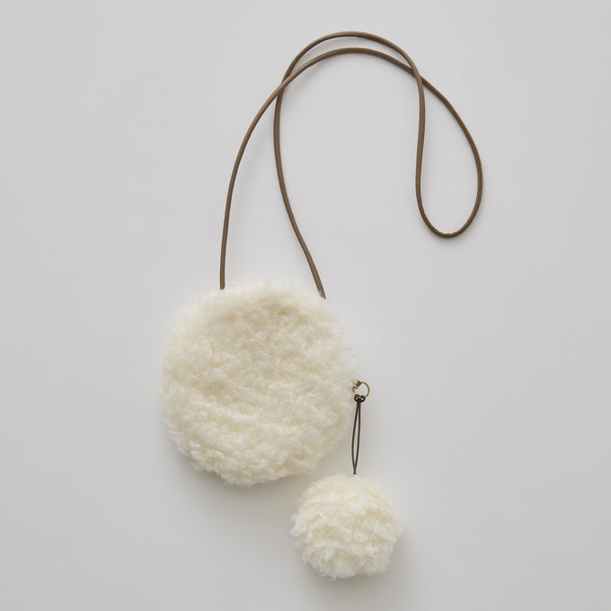 eLfinFolk <br>エルフィンフォルク<br>Curly Boa pochette<br>elf-252A63