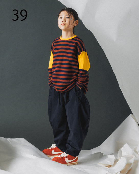 NUNUFORME<br> ヌヌフォルム<br>【26awご予約 8月入荷予定】<br>ランダムボーダーT<br>39-nf26-995-723