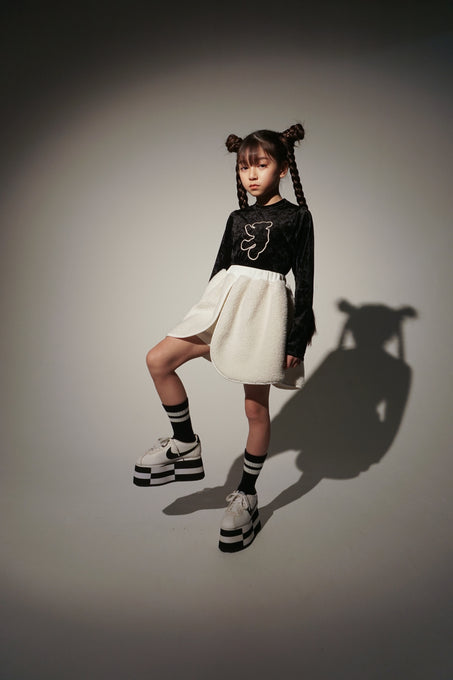 UNIONINI<br>ユニオニーニ<br>【26awご予約8-9月入荷予定】<br>teddy velours long sleeved<br>CS-090