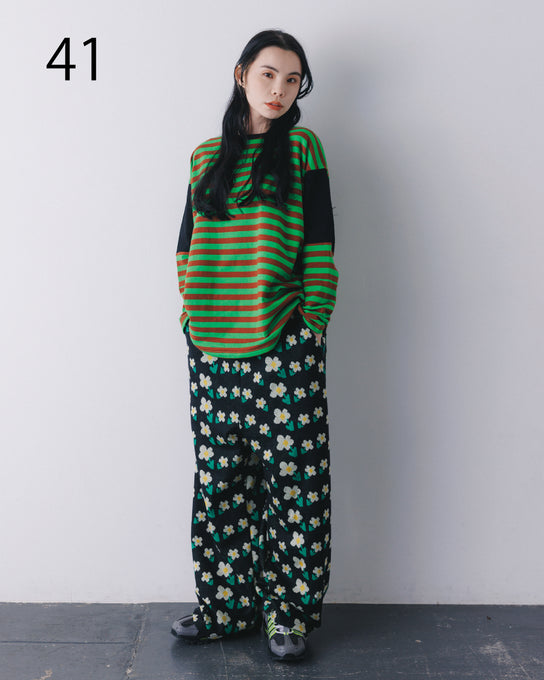 NUNUFORME<br> ヌヌフォルム<br>【26awご予約 8月入荷予定】<br>ランダムボーダーT<br>39-nf26-995-723