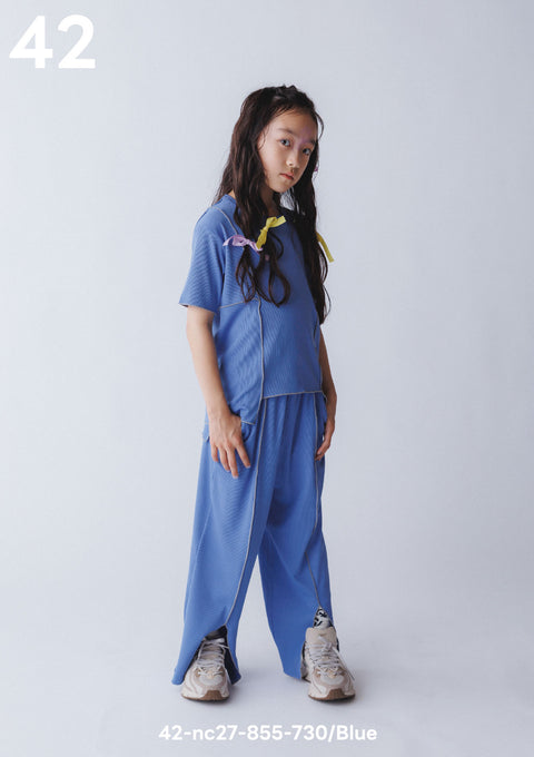 NUNUFORME<br> ヌヌフォルム<br>【27ssご予約 2月入荷予定】<br>メロースリットパンツ<br>43-nc27-856-730