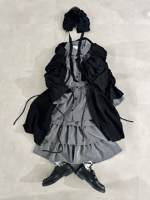 【TOBOGGANFES対象商品】<br> TOBOGGAN<br> トボガン<br>poko poko ribbon onepiece