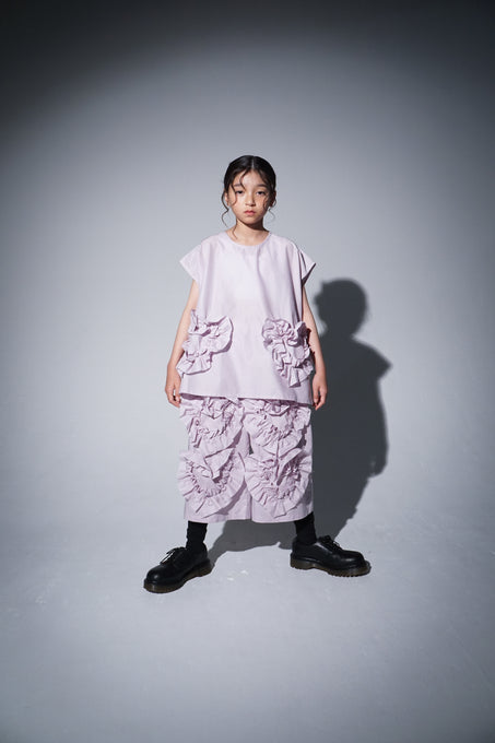 UNIONINI<br>ユニオニーニ<br>【27ssご予約】<br>heart motif blouse<br>BL-037
