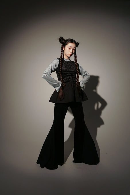 UNIONINI<br>ユニオニーニ<br>【26awご予約8-9月入荷予定】<br>velours tank top dress<br>OP-101