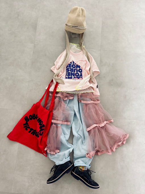 TOBOGGAN<br> トボガン<br>×frankygrow別注<br>TOBOnkygrow Message TEE