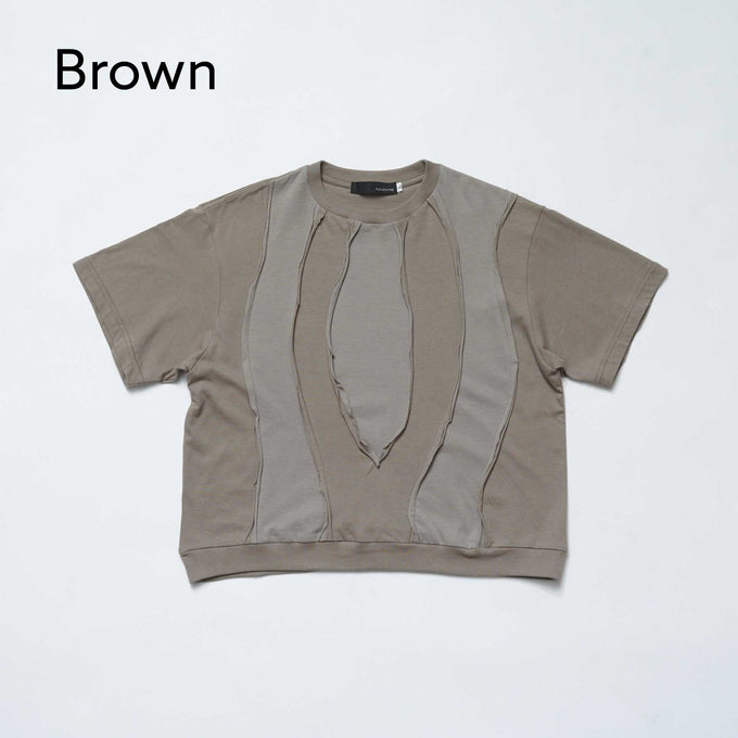 NUNUFORME<br> ヌヌフォルム<br>【27ssご予約 3月入荷予定】<br>カーブチェンジビッグＴシャツ<br>48-nf27-860-501