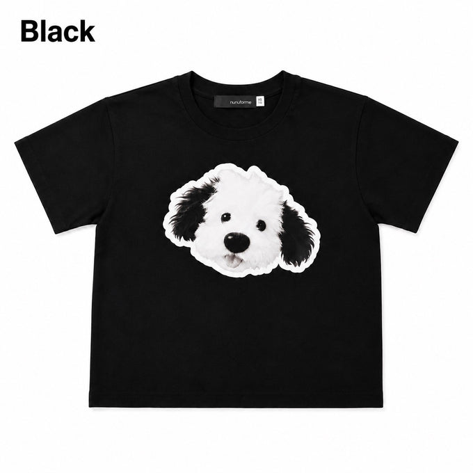 NUNUFORME<br> ヌヌフォルム<br>【27ssご予約 3月入荷予定】<br>inuinu ショート丈T<br>nf27-866-18