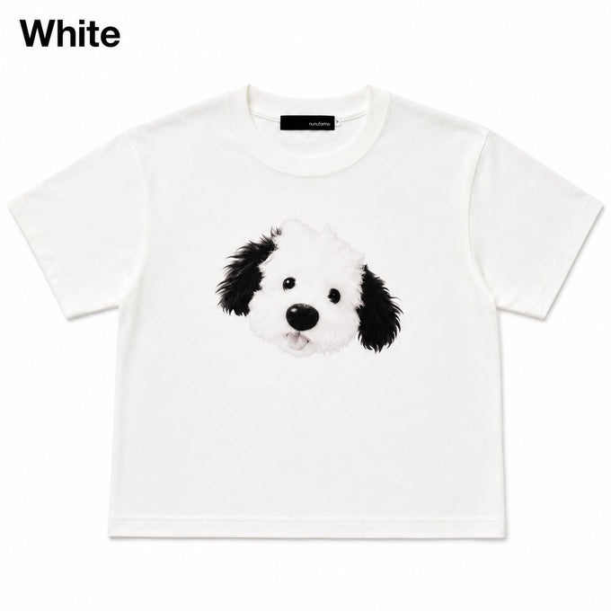 NUNUFORME<br> ヌヌフォルム<br>【27ssご予約 3月入荷予定】<br>inuinu ショート丈T<br>nf27-866-18