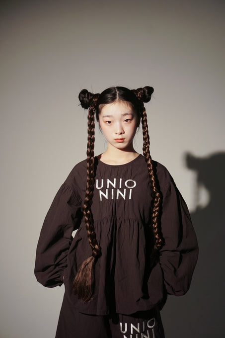 UNIONINI<br>ユニオニーニ<br>【26awご予約9-10月入荷予定】<br>checked blouse<br>BL-035