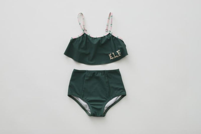 eLfinFolk エルフィンフォルク<br>【27ssご予約】<br>Plain Girls Swim Wear<br>55_elf-271J54