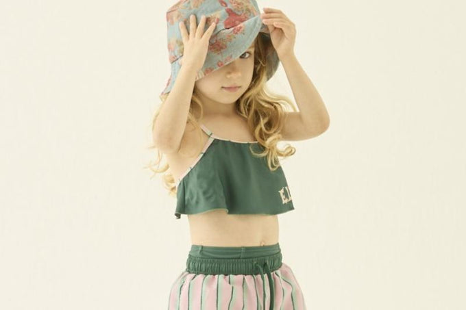 eLfinFolk エルフィンフォルク<br>【27ssご予約】<br>Plain Girls Swim Wear<br>55_elf-271J54