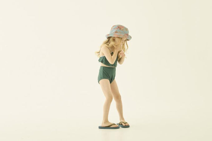 eLfinFolk エルフィンフォルク<br>【27ssご予約】<br>Plain Girls Swim Wear<br>55_elf-271J54
