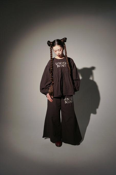 UNIONINI<br>ユニオニーニ<br>【26awご予約9-10月入荷予定】<br>checked blouse<br>BL-035