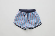 eLfinFolk エルフィンフォルク<br>【27ssご予約】<br>Double Stripe Girls surf shorts<br>57_elf-271F56