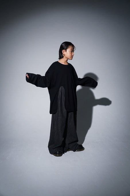 UNIONINI<br>ユニオニーニ<br>【27ssご予約】<br>slit long tee<br>CS-088