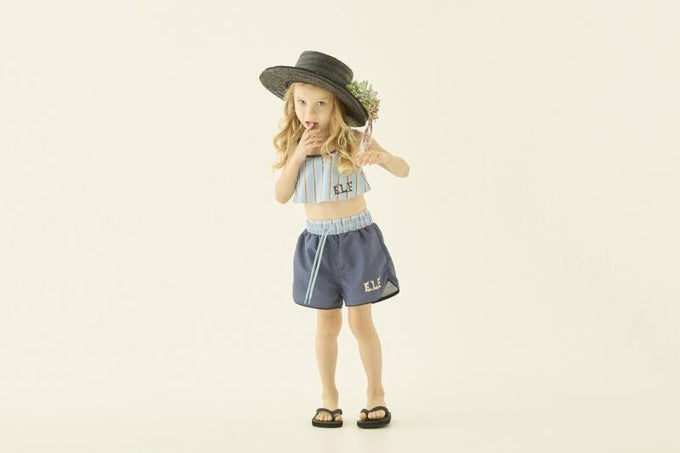 eLfinFolk エルフィンフォルク<br>【27ssご予約】<br>Plain Girls surf shorts<br>59_elf-271F58