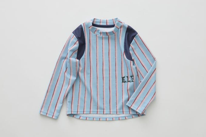 eLfinFolk エルフィンフォルク<br>【27ssご予約】<br>Double Stripe Rush Guard UNISEX<br>61_elf-271J60