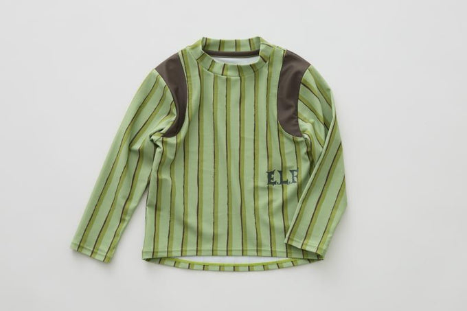eLfinFolk エルフィンフォルク<br>【27ssご予約】<br>Double Stripe Rush Guard UNISEX<br>61_elf-271J60