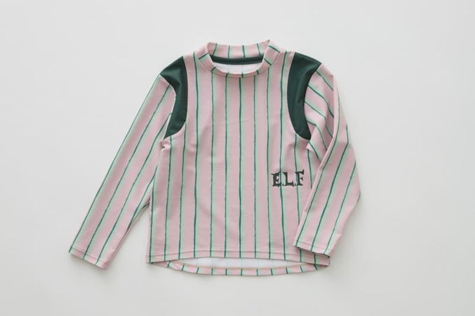eLfinFolk エルフィンフォルク<br>【27ssご予約】<br>Double Stripe Rush Guard UNISEX<br>61_elf-271J60