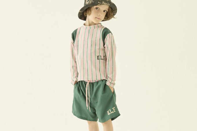eLfinFolk エルフィンフォルク<br>【27ssご予約】<br>Double Stripe Rush Guard UNISEX<br>61_elf-271J60
