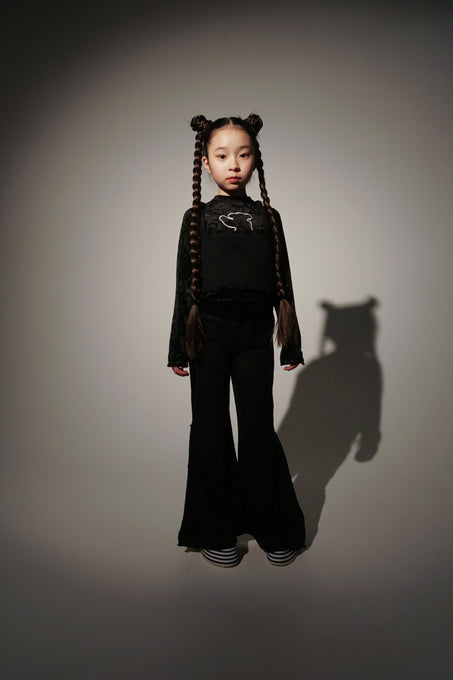 UNIONINI<br>ユニオニーニ<br>【26awご予約8-9月入荷予定】<br>shaggy flare pants<br>PT-129