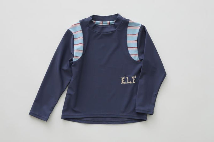 eLfinFolk エルフィンフォルク<br>【27ssご予約】<br>Plain Rush Guard UNISEX<br>63_elf-271J62