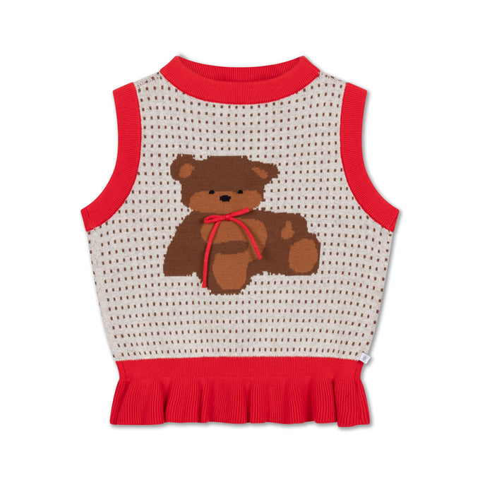 Repose AMS<br>リポーズ<br>knit peplum top<br>AW26-108