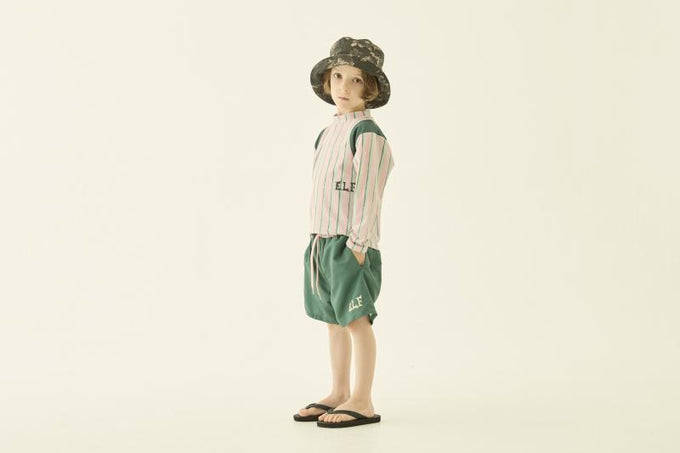 eLfinFolk エルフィンフォルク<br>【27ssご予約】<br>Plain Boys Surf Shorts<br>67_elf-271F66