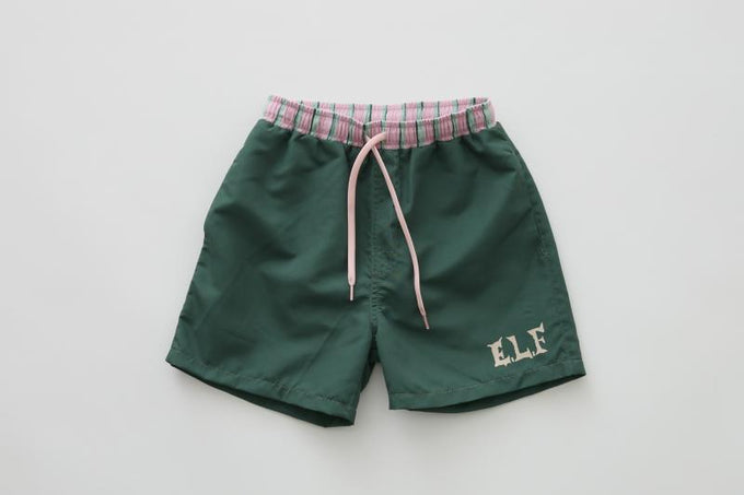 eLfinFolk エルフィンフォルク<br>【27ssご予約】<br>Plain Boys Surf Shorts<br>67_elf-271F66