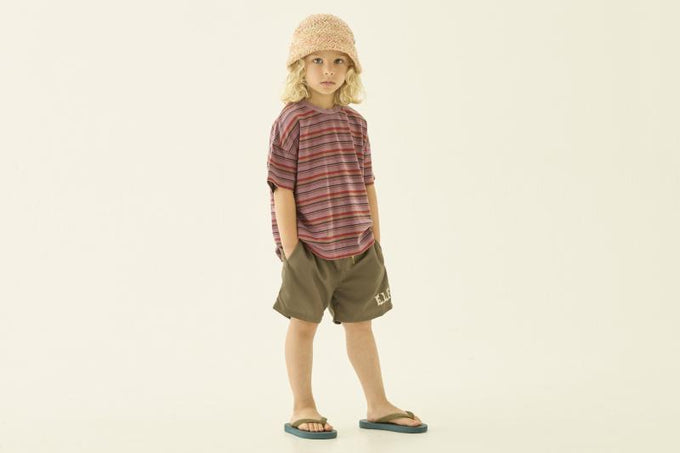 eLfinFolk エルフィンフォルク<br>【27ssご予約】<br>Plain Boys Surf Shorts<br>67_elf-271F66