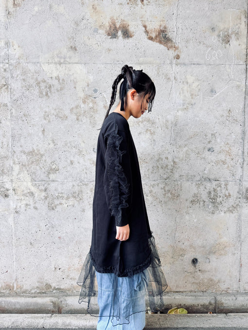 TOBOGGAN<br> トボガン<br>tulle onepiece