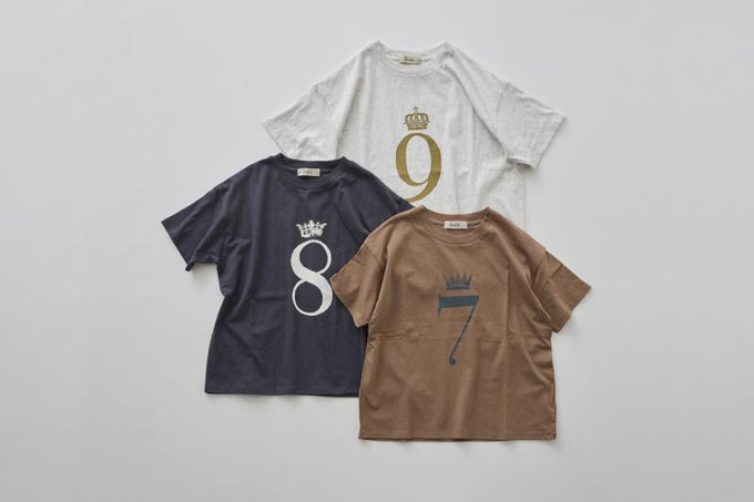 eLfinFolk エルフィンフォルク<br>【27ssご予約】<br>Number Tee for Birthday<br>70_elf-555J02