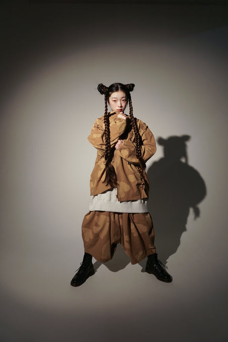 UNIONINI<br>ユニオニーニ<br>【26awご予約9-10月入荷予定】<br>teddy pattern hoodie<br>BL-036