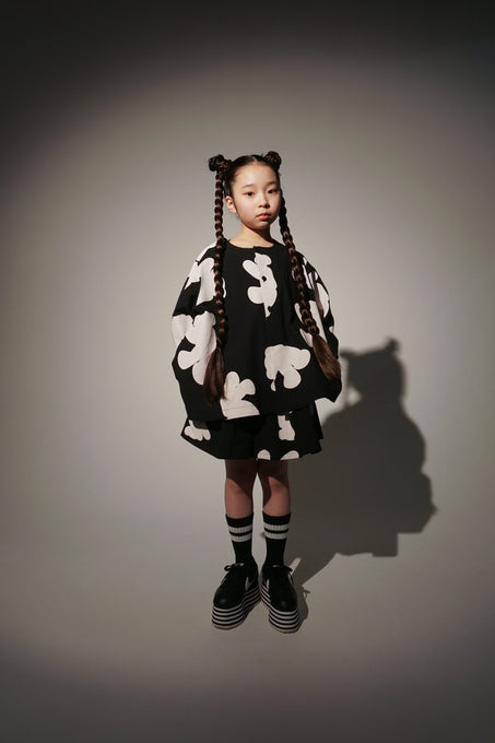 UNIONINI<br>ユニオニーニ<br>【26awご予約9-10月入荷予定】<br>teddy pattern skirt<br>SK-011