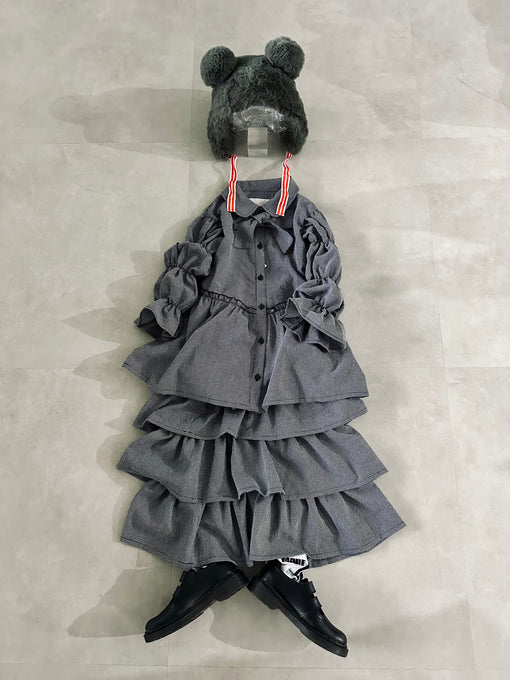 【TOBOGGANFES対象商品】<br> TOBOGGAN<br> トボガン<br>poko poko ribbon onepiece